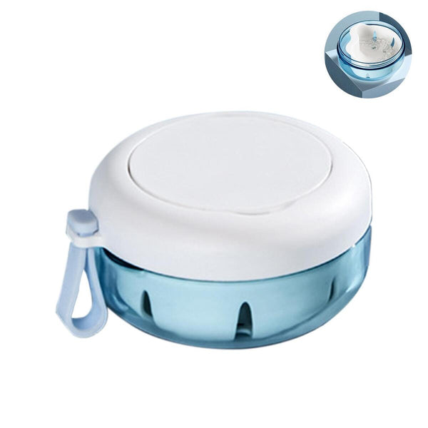 Orthodontic Retainer Braces Storage Box Soaking Invisible Teeth Denture Clean#