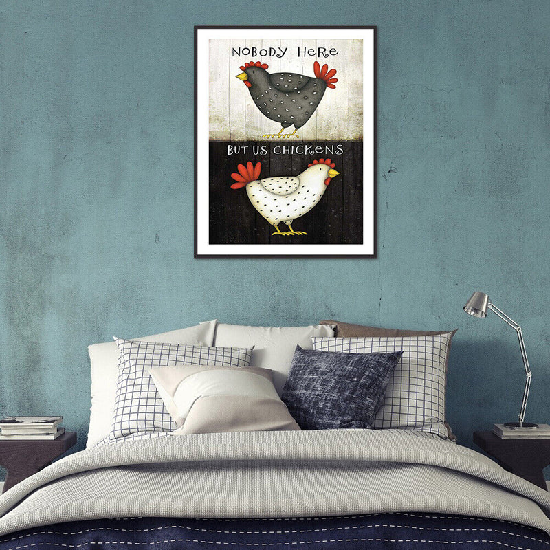 5D Diamond Painting Kit Chicken Full Round Drill DIY Crafts Mosaic Home Picture