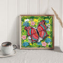 #A 5D Butterfly Series Diamond Mosaic Partial Special Shape Drill Drawing Kit De