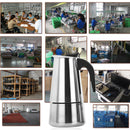 Stainless Steel Filter Mocha Coffee Pot Moka Italian Coffee Maker (300ml) Newly