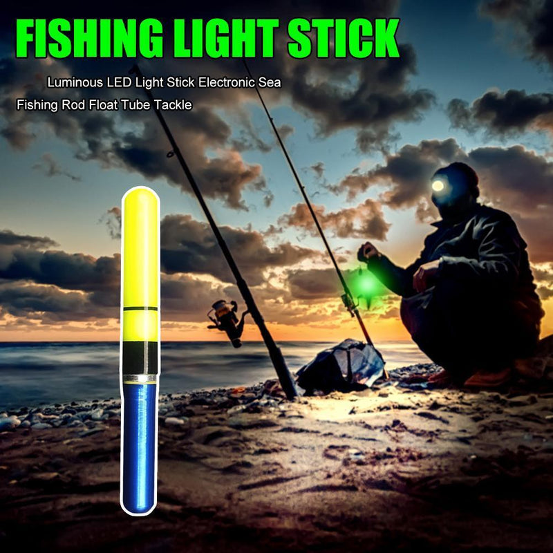 Portable Luminous Light Stick Electronic LED Sea Fishing Float Tube (Green)