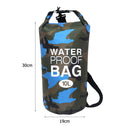 #A Camouflage Swimming Bag Waterproof Dry Sack Storage Pouch for Trekking Boatin