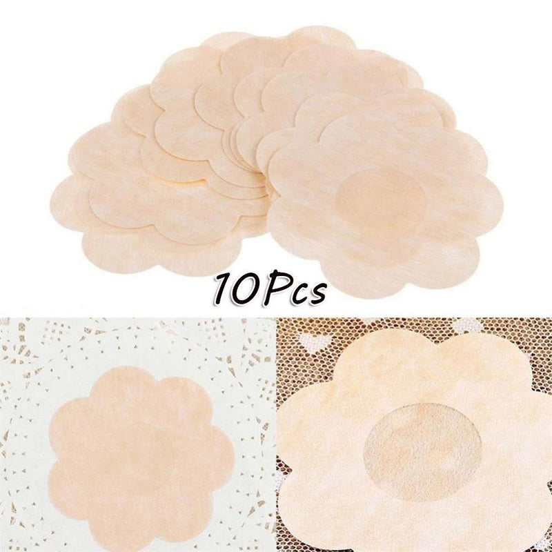 Disposable Chest Paste Invisible Nipple Cover Strapless Bralette Self-Adhesive