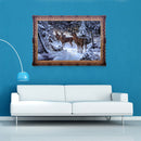 Snow Deers Elk 5D Diamond DIY Painting Craft Kit Home Decor