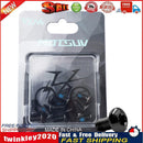 12x MTB Bike Disc Brake Rotor Bolts T25 M5x10mm Alloy Steel Screws (Black) Newly