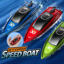 Mini RC Boat Set 2.4GHz Remote Control Watercraft Play Toys Random Color