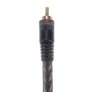 1pc 30cm 2 RCA Male, 1 RCA Female OFC Splitter Cable for Car Audio System for