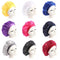 Wide Band Hair Loss Night Sleep Bonnet Headwrap Satin Chemo Cap Stretch Hat