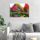 5D DIY Full Drill Diamond Painting Colorful Trees Cross Stitch Embroidery Decor