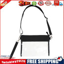 Transparent PVC Handbag Clear Waterproof Crossbody Bag Phone Shoulder Purse