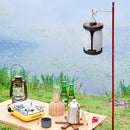 Led Emergency Lights 1800mah Solar Searchlights 6 Brightness Folding for Outdoor