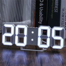 Large LED Digital Wall Clock Alarm Hanging Clock For Home Snooze Watch USB LED