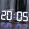 Large LED Digital Wall Clock Alarm Hanging Clock For Home Snooze Watch USB LED