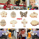 Handcraft Easter Decorations Hanging Ornaments Easter eggs Easter Wood Chips
