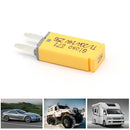 DC 14V Auto Reset Mini Circuit Breaker Blade Fuse for Car Boat(20A Yellow) Newly