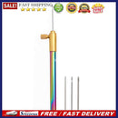 Beech Handle Embroidery Crochet Hook with 3 Needles Sewing Tools Set DIY Cr