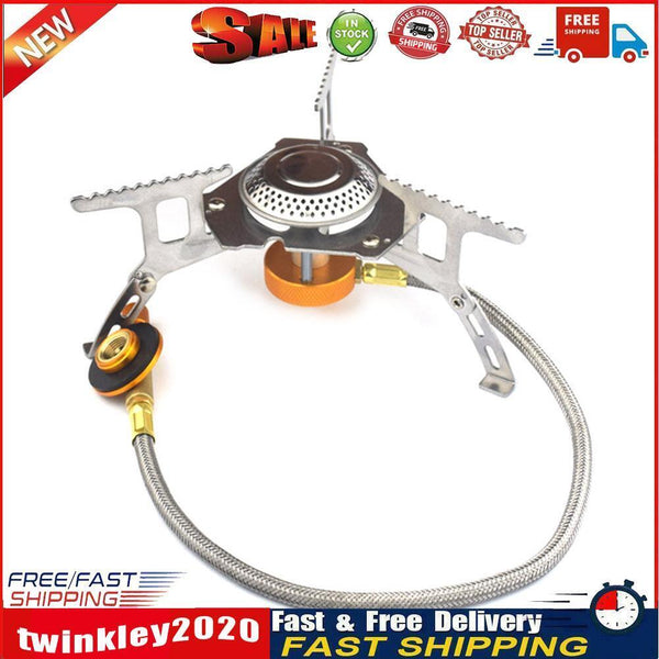 Outdoor Gas Stove Camping Folding Picnic Cooking Portable Split Stove (B) Newly