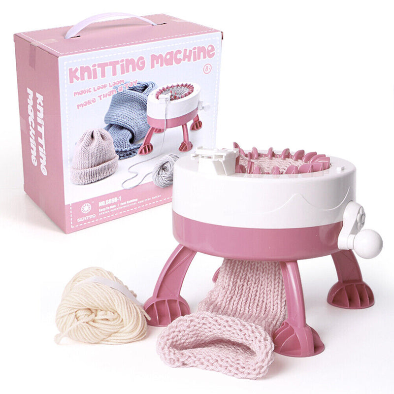 22 Needles Handmade Wool Knitting Machine Rotating Sewing Tool for Kids Newly