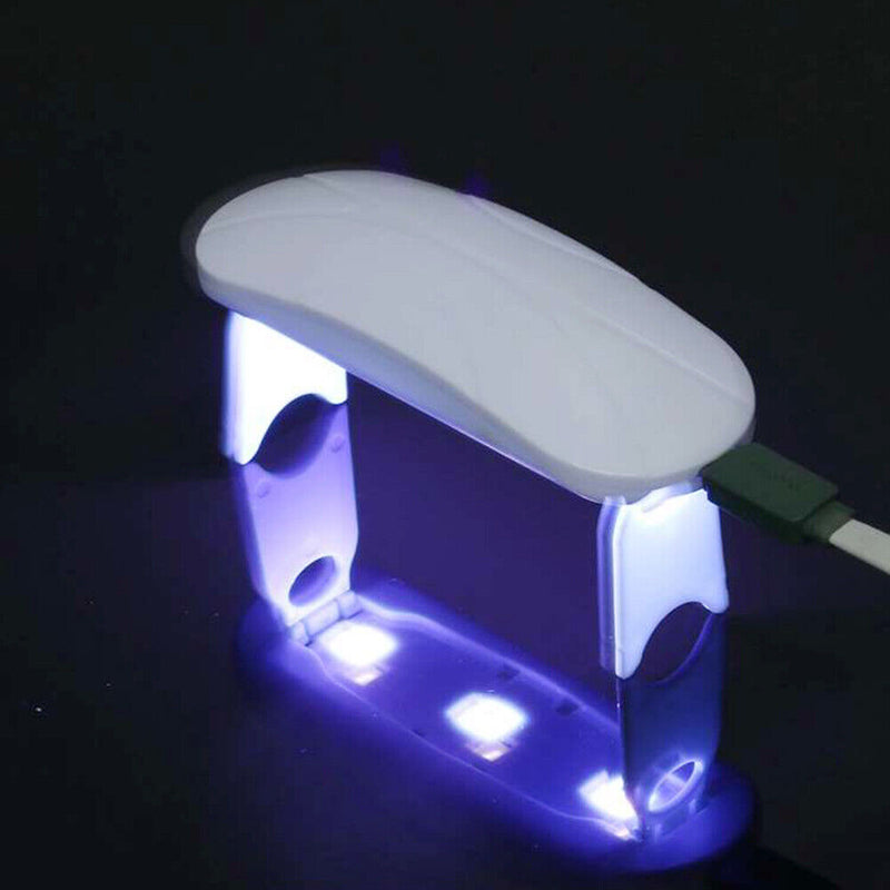 6W USB LED UV Lamp Nail Dryer Nail Gels Curing Gel Polish Manicure Machine Newly