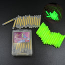 15pcs Fishing Float Fluorescent Light Stick Night Float Rod Tackle (Green) Newly