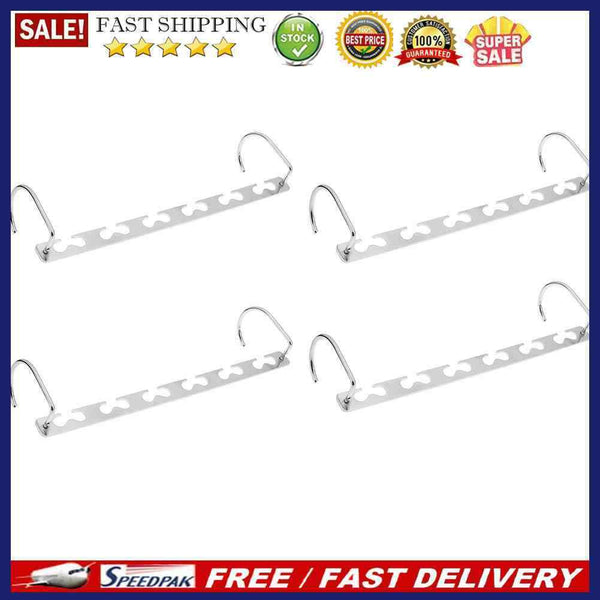 Y Shape Universal Metal Clothes Closet Shirts Hangers Practical Racks(4pcs)