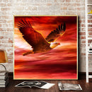 5D DIY Diamond Painting Kits Full Round Drill Eagle Mosaic Picture Wall Art