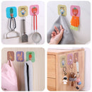 No Trace Paste Random Color Sticky Hook Key Hook Towel Holder Wall Hook