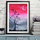 Canvas Pictures Hand Painted Scenery Kit DIY Paint By Numbers Kit Oil Ornamen