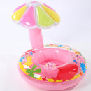 Baby Swimming Ring Cartoon Inflatable Infant Toddler Float Circle with Shelte