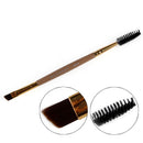 domybest 1 Double Head Brush Pro Eye Lash Eye Brow Brush Cosmetic Makeup Pins