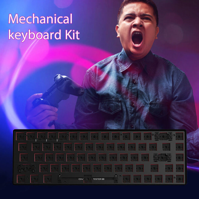 Hot Swap Keyboard Kit Customized Bluetooth-compatible Mechanical Keyboard Kit