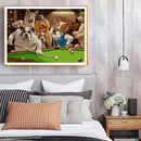 DIY Acrylic Digital Dogs Cartoon Hand Painted Artwork Painting By Numbers Kit