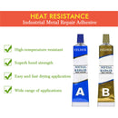 2pcs AB Glue Metal Repair Adhesive Super Glue Curing Liquid Steel Strong Seal
