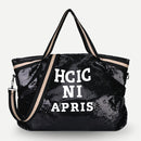 Women Girl Sequin Travel Messenger Bag Shoulder Shopping Crossbody Large Handbag