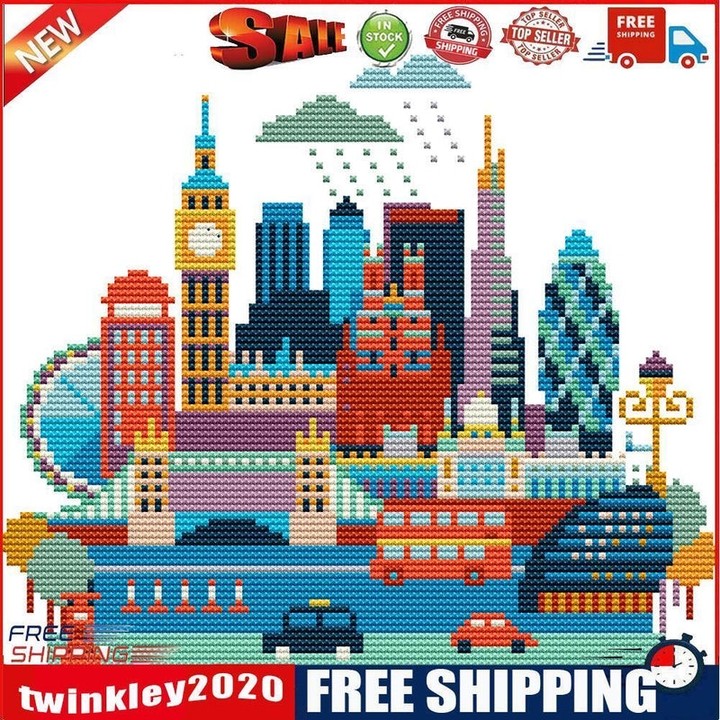 Part Embroidery London Counted Cross Stitch 14CT 2 Strand Cotton Decoration