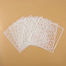 Embossing Layering Stencils Scrapbooking Painting template Geometric patterns