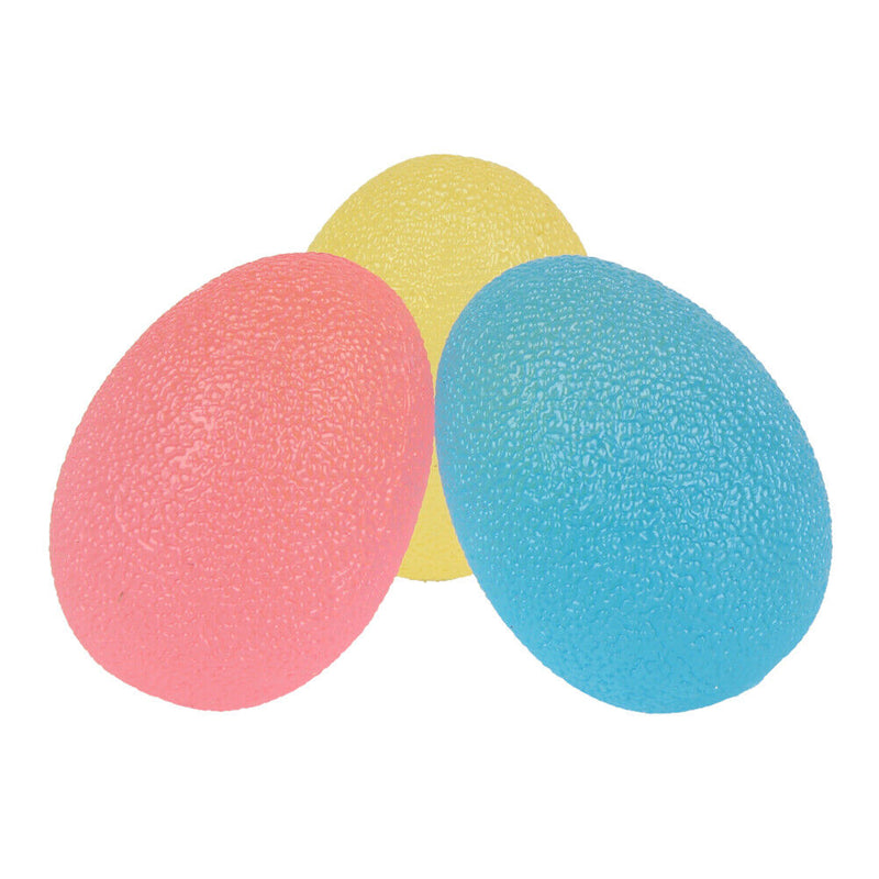 3pcs Hand Therapy Exercise Squeeze Egg Bullets Stress Relief Handle Strengthening H