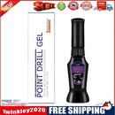 Rhinestones Nail Glue for False Nail Tips Clear Point Drill Gel with Needle