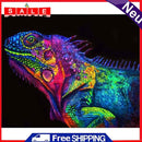 DIY Paint By Number Kit Colorful Lizard Acrylic Paint Hanging Art Craft Gift