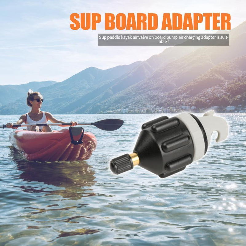For SUP Board Kayak Nylon Rowing Boat Air Valve Adaptor Inflatable Pump Ada