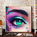 DIY Diamond Painting Kits Bright Eye Makeup Full Round Drill Home Decoration