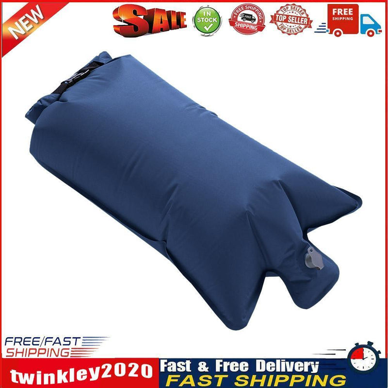 Outdoor Inflatable Mattress Bag Ultralight Camping Air Pouch (Navy Blue) Newly