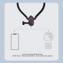 Shoot Accessories for GoPro hero for DJI Neck Hanging Racket Camera Bracket
