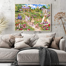 Full Embroidery Field Stamped DIY Cross Stitch Kits 11CT Needlework Home De