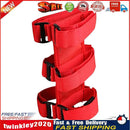 Adjustable Roll Bar Fire Extinguisher Holder Belt for Jeep Wrangler (Red) Newly