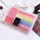 A6 Expanding File Folder Organizer Document Wallet Rainbow Organizer Bag E0E6
