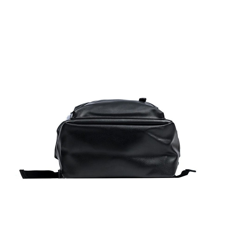 Women Men Travel Large School Bag Leather Rucksack Laptop Backpack