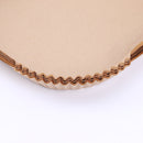 50pcs Air Fryer Parchment Liners Wood Pulp Steamer BBQ Baking Paper (Brown)