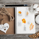 Stickers Set - 20pcs Hand Account Stickers for Scrapbooking Journal (4)