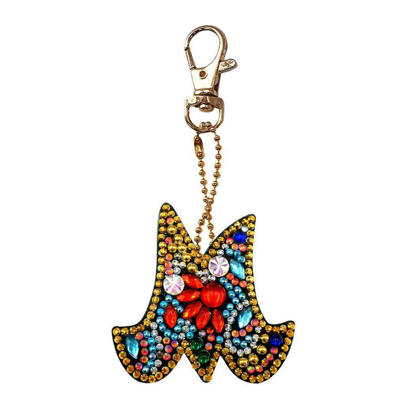 DIY Key Chain Diamond Painting Letters Women Bag Keyring Pendant Gift (M) Newly